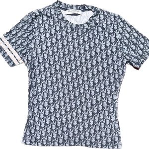 DIOR • AUTHENTIC Y2K VINTAGE MONOGRAM BABY TEE